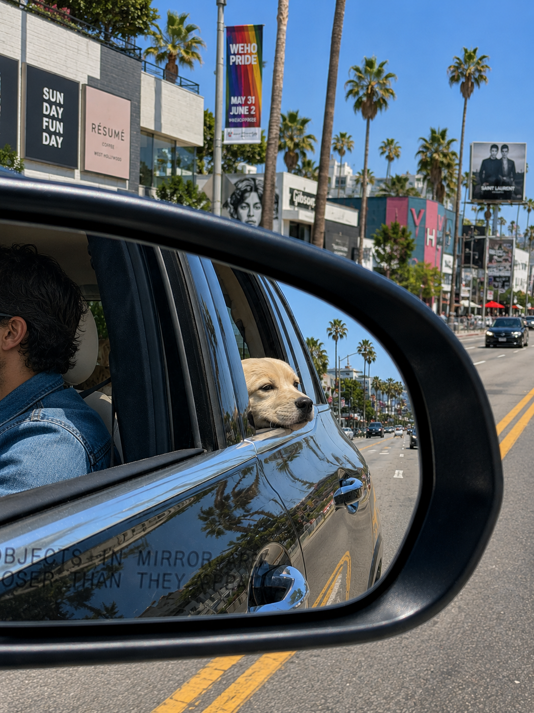 Vanity Fur concierge en route